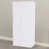 Denver 2 Door 2 Drawer Wardrobe - White