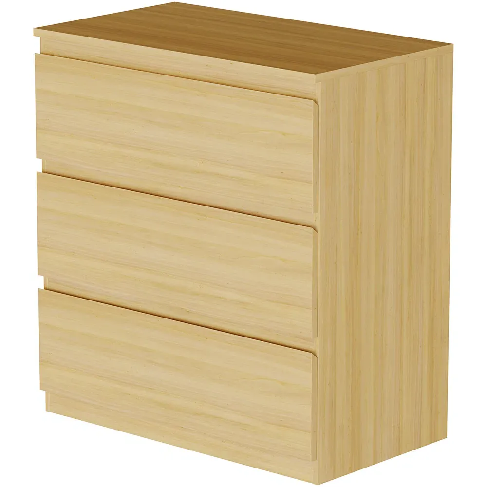 Denver 3-Drawer Chest of Drawers - Brown, Pine