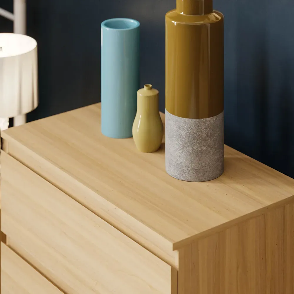 Denver 3-Drawer Chest of Drawers - Brown, Pine