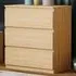 Denver 3-Drawer Chest of Drawers - Brown, Pine