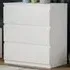 Denver 3 Drawer Chest of Drawers - White