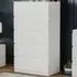 Denver 5 Drawer Chest of Drawers - White