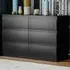 Denver 6 Drawer Chest of Drawers - Black