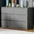 Denver 6 Drawer Chest of Drawers - Grey