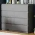 Denver 8 Drawer Chest of Drawers - Grey