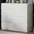 Denver 8 Drawer Chest of Drawers - White