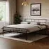 Dorset Double Bed Frame - Black, Metal