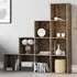 Durham 10 Shelf Cube Storage Unit - Dark Wood