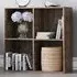 Durham 4 Shelf Cube Storage Unit - Dark Wood