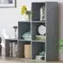 Durham 6-Cube Staircase Storage Unit - Grey, MDF