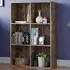 Durham 6 Shelf Cube Storage Unit - Dark Wood