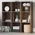 Durham 9 Shelf Cube Storage Unit - Dark Wood