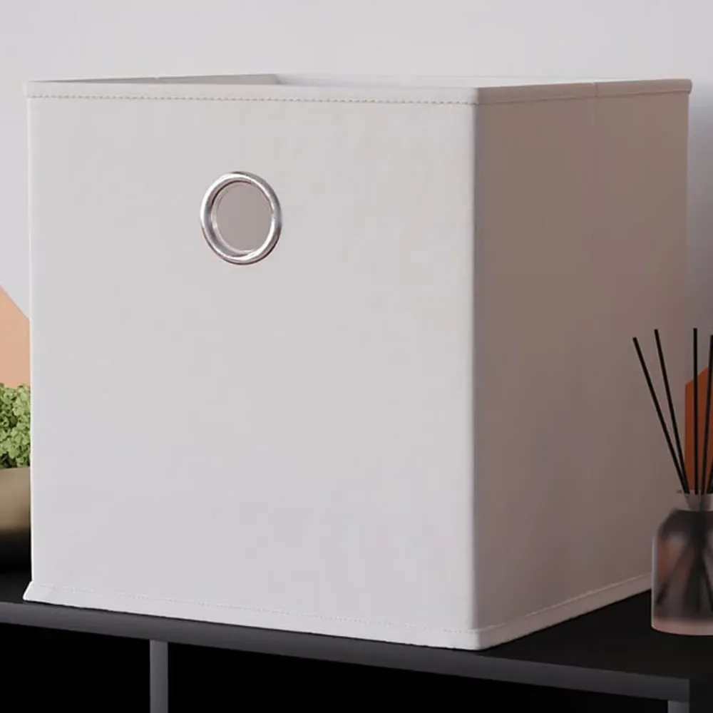 Durham Cube Storage Basket - White
