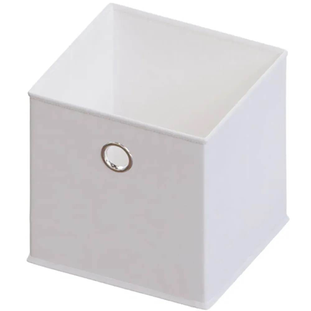 Durham Cube Storage Basket - White
