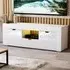 Eclipse 2 Door TV Unit with LED Lighting - White