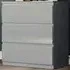 Glinton 3 Drawer Chest of Drawers - Grey