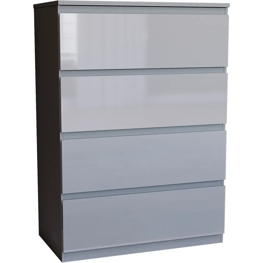 Glinton 4 Drawer Chest of Drawers - Grey