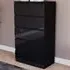 Glinton 5 Drawer Chest of Drawers - Black