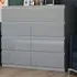 Glinton 8 Drawer Chest of Drawers - Grey