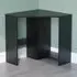 Hetton Corner Computer Desk with Storage - Black