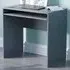 Huby Computer Desk with Sliding Shelf - Grey