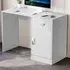 Hudson Computer Desk with Storage - White