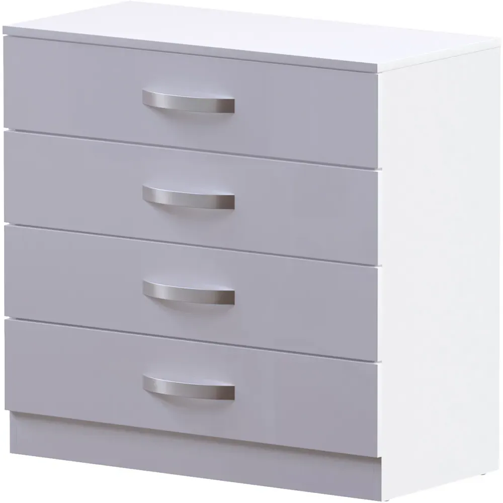Hulio 4 Drawer Chest of Drawers - White