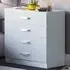 Hulio 4 Drawer Chest of Drawers - White