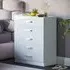 Hulio 5 Drawer Chest of Drawers - White