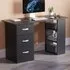 Mason Computer Desk with Storage - Black