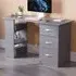 Mason Computer Desk with Storage - Grey