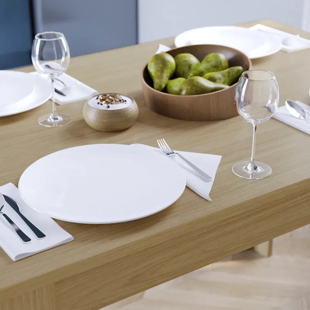 Medina 4-Seater Dining Table - Brown, Oak