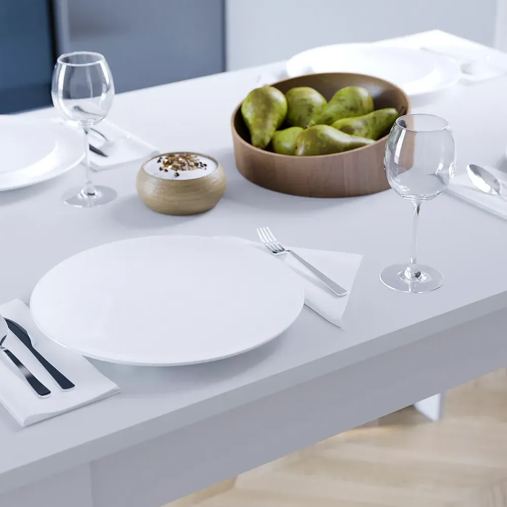 Medina 4-Seater Dining Table - White