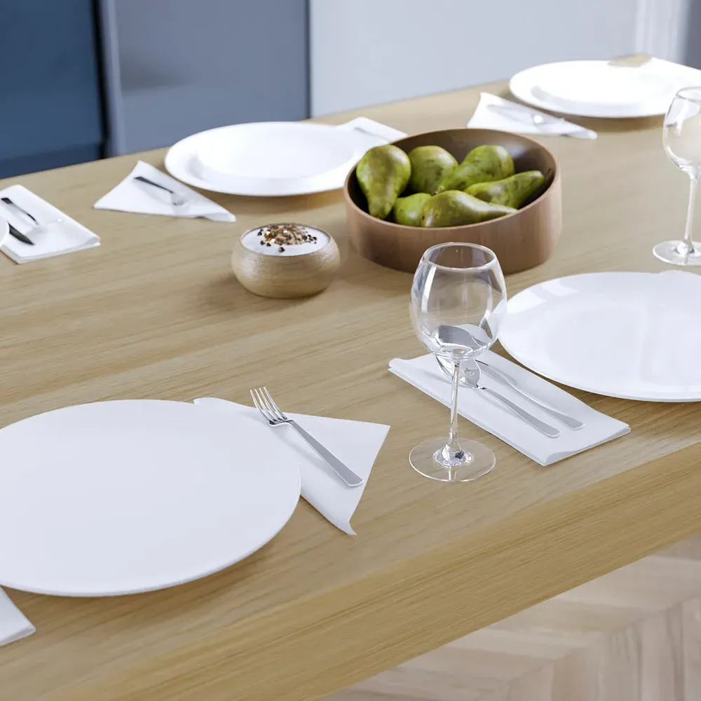 Medina 6-Seater Dining Table - Brown, Oak