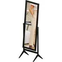 Nishano Rectangle Cheval Mirror - Black