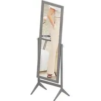 Nishano Rectangle Cheval Mirror with Rotating Frame - Grey