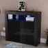 Nova 2 Door LED Sideboard - Black