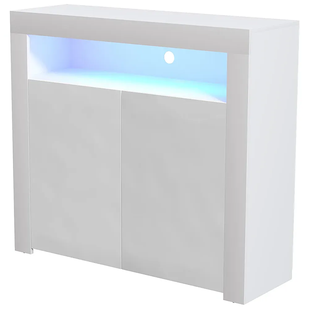 Nova 2 Door LED Sideboard - White
