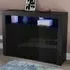 Nova 3 Door LED Sideboard - Black