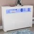 Nova 3 Door LED Sideboard - White