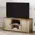 Panama 2 Door TV Unit - Brown, Pine