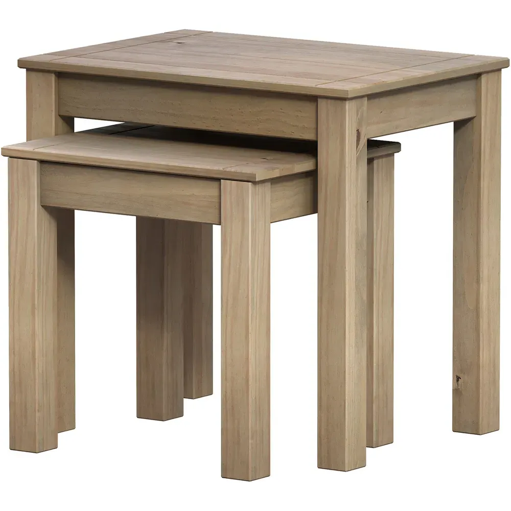 Panama Nest of Tables Set of 2 - Pine