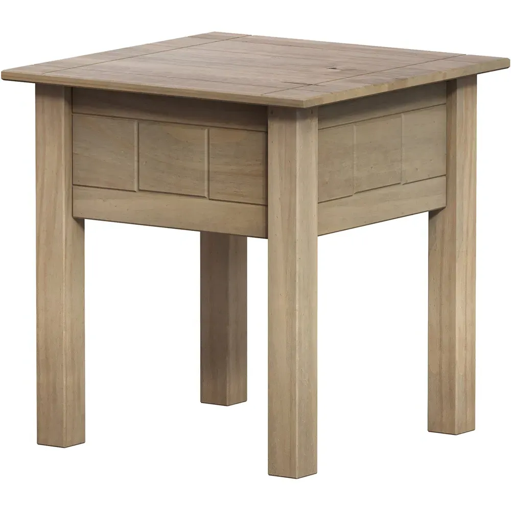 Panama Pine Lamp Table - Brown