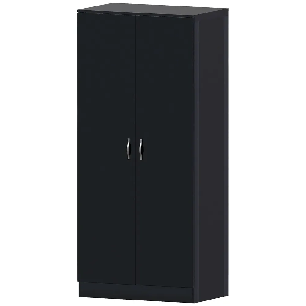 Riano 2 Door Wardrobe - Black
