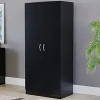 Riano 2 Door Wardrobe - Black