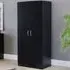 Riano 2 Door Wardrobe - Black
