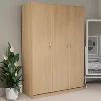Riano 3 Door Wardrobe - Brown