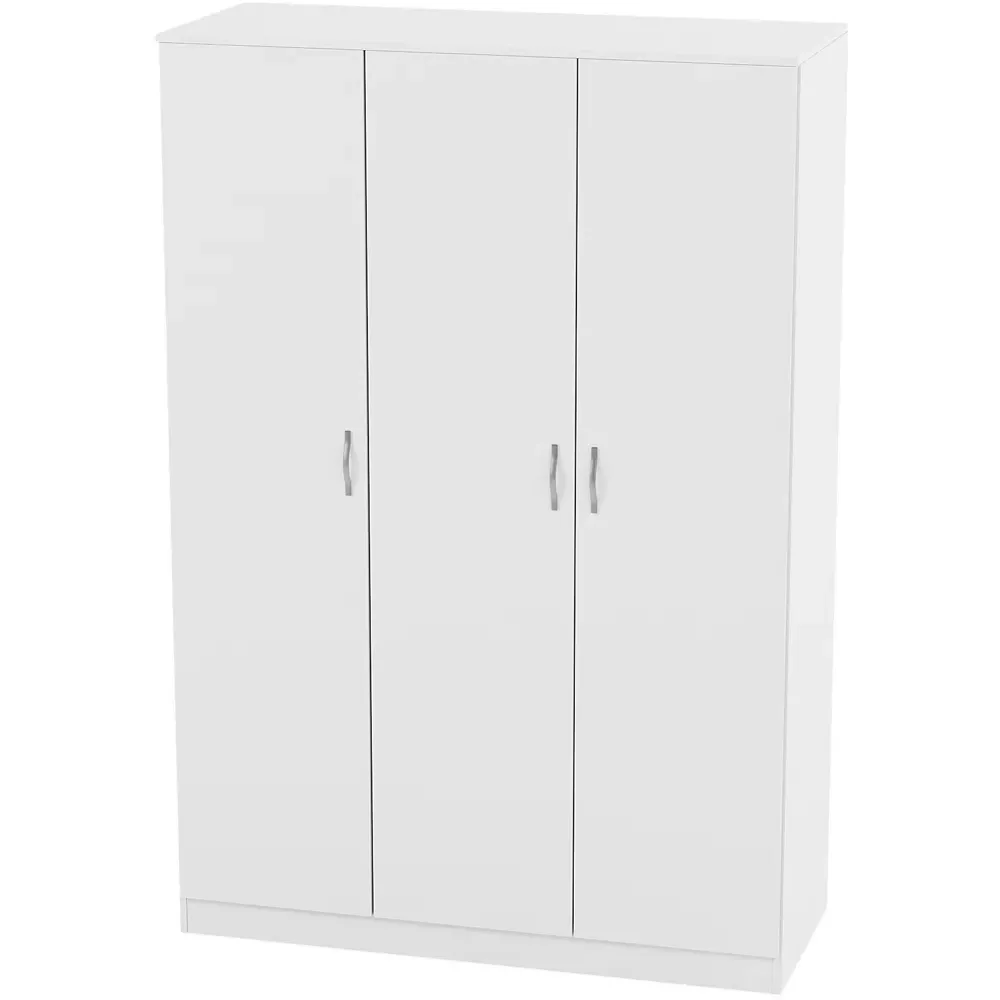 Riano 3 Door Wardrobe - White