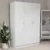 Riano 3 Door Wardrobe - White