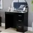 Riano 3 Drawer Dressing Table - Black